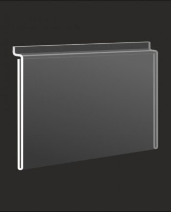 Slatwall acrylic A3 sign display, Landscape